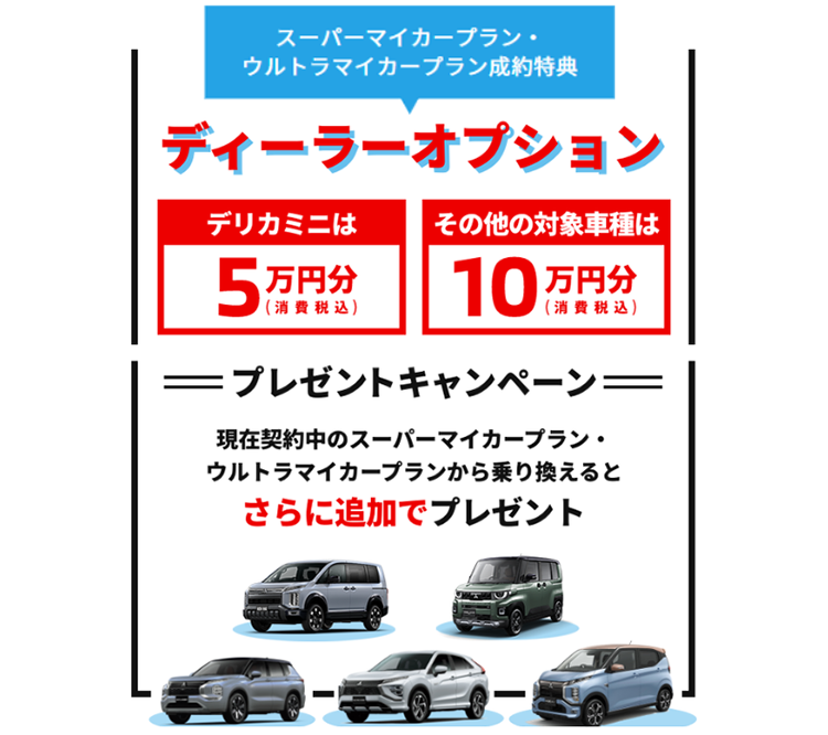 ディーラーオプション10万円キャンペーン